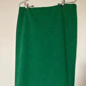 Kelly Green Pencil Skirt - Classiques Entier - sz 10